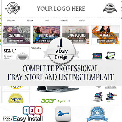 Professional Ebay Store And Listing Ebay Template Design Services 2021 Free Logo
