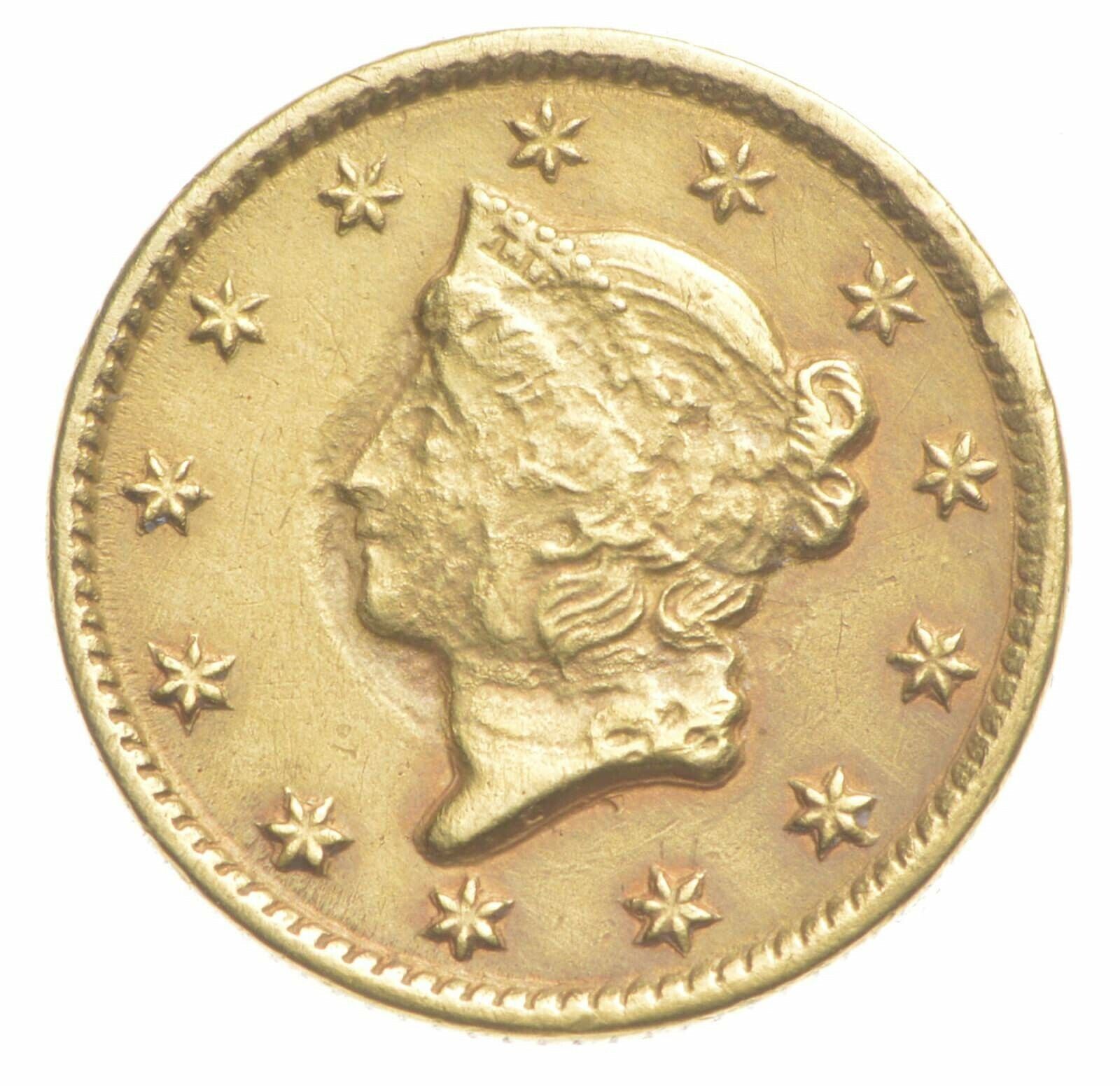 1851-c $1 Liberty Head Gold Dollar *1344