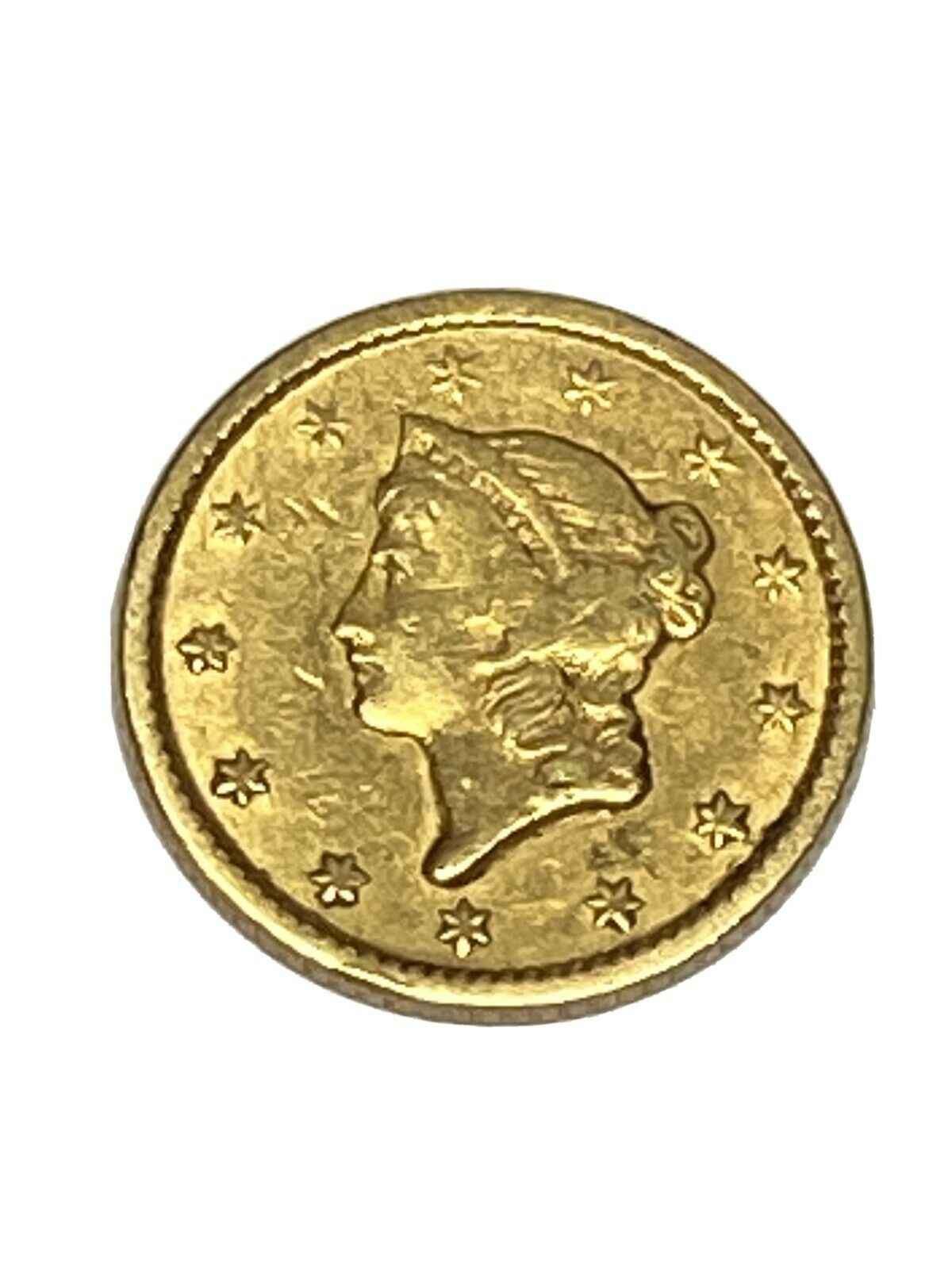 1851 $1 Liberty Head Gold One Dollar