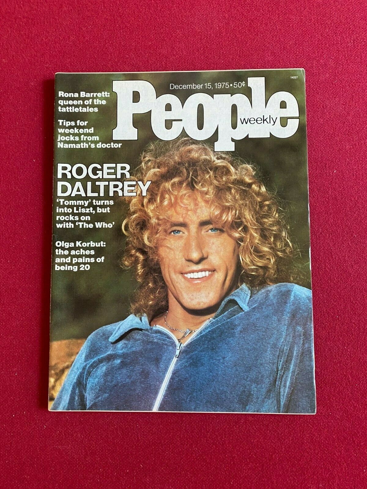 1975, Roger Daltrey / The Who, "people" Magazine, (no Label) Scarce / Vintage