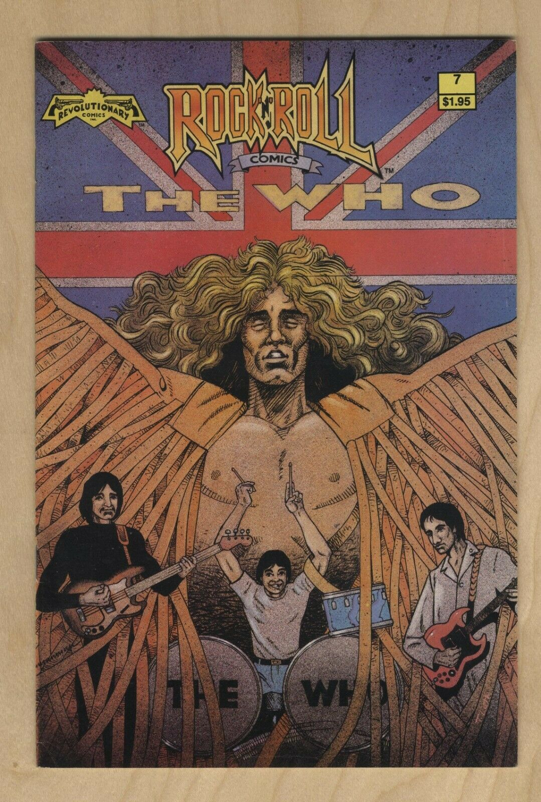 1990'' The Who👑'' Comic Book'' By Revolutionary'' Vf Condition🔥