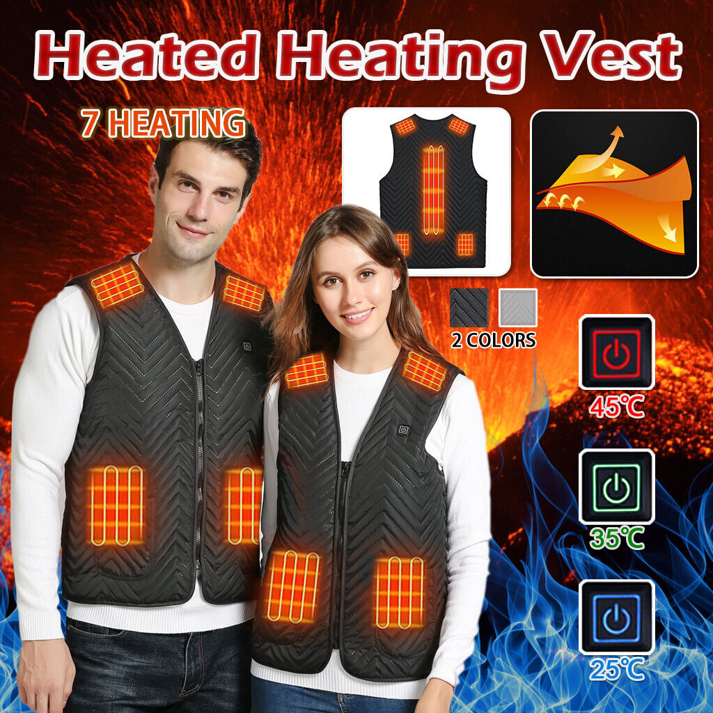 Outdoor Warm Clothing Heated For Riding Skiing Fishing Charging Via Heated Coat