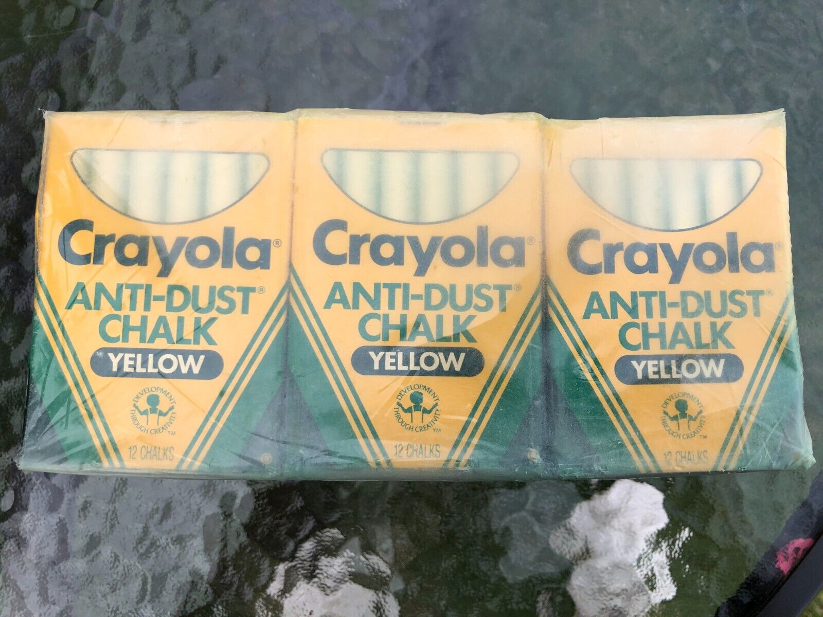 Vintage 1988 Binney & Smith Crayola Anti-dust Chalk 12 Ct. Sealed Boxes