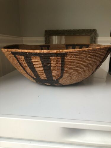 Beautiful Antique Southern California Mission Indian Basket