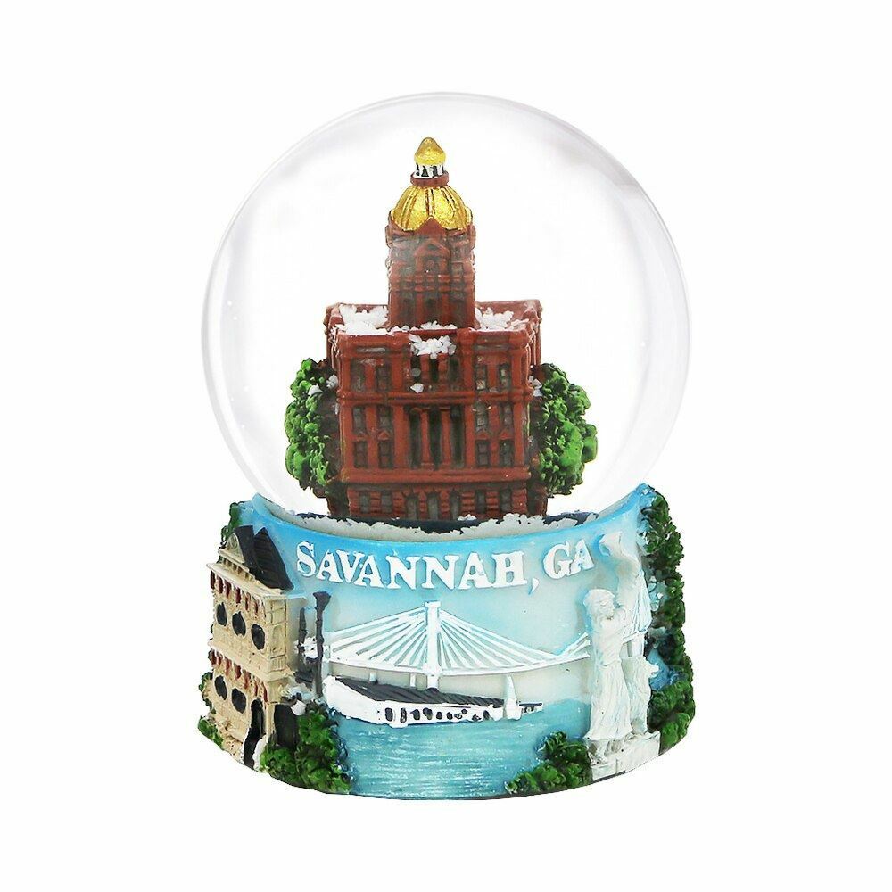 65mm Savannah, Georgia Snow Globe