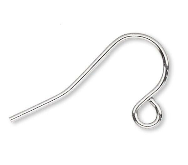 10 Or 100 Surgical Stainless Steel 11mm Earwire Fishhook Earrings With Open Loop