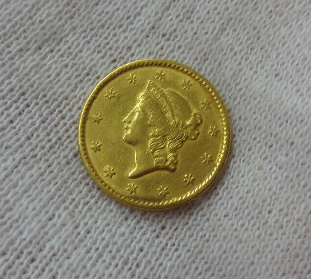 1850 (type 1) $1.00 Gold Piece Au Details