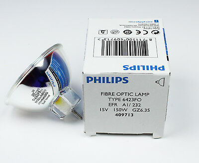 Philips Fiber Optic Lamp Type 6423fo Efr A1/232 15v150w  Gz6.35 Light