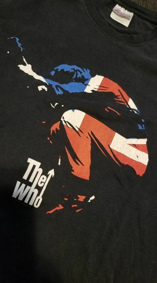 Vintage The Who Union Jack - Peter Townsend Large Tshirt