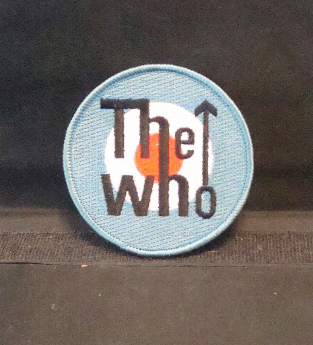 "the Who" Target Embroidered Sew On Patch! 3" Round! Rock & Roll! Unused! Wow!