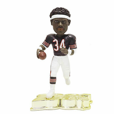 Walter Payton (chicago Bears) Nfl 100 Gold Exclusive Bobblehead #/100