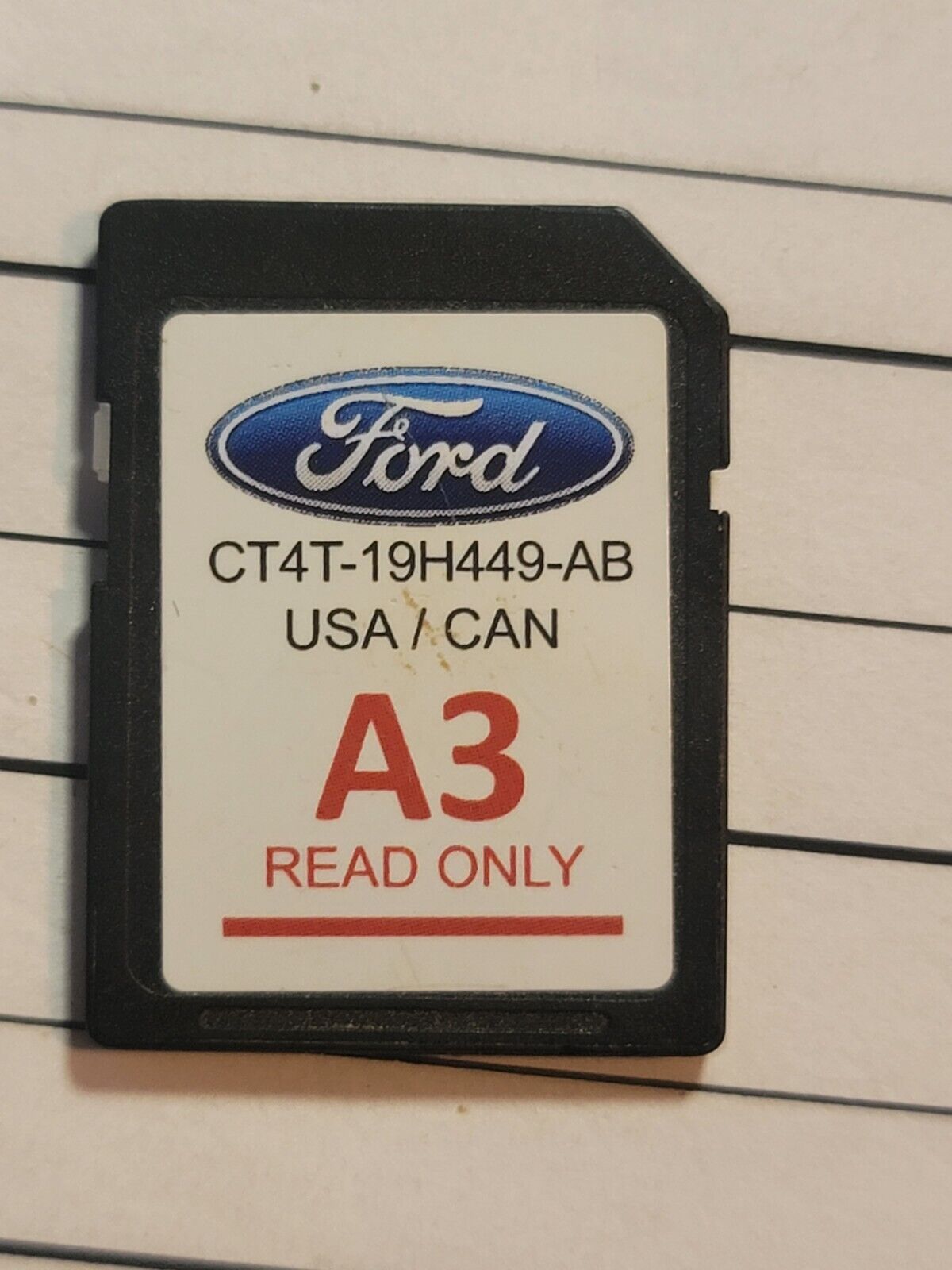 2013 Ford Cmax Navigation Nav Sd Card Oem Ct4t-19h449-ab A3 Map Usa Canada