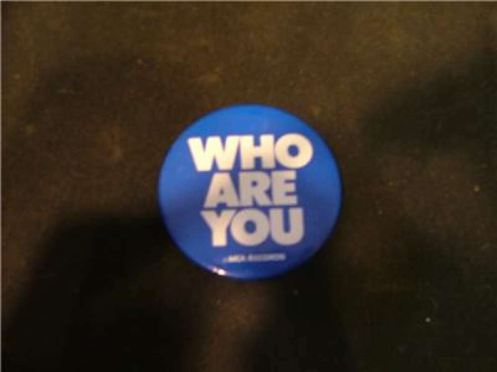 Who Are You '78 Tour Promo Pinback Button 2"                              Id:606