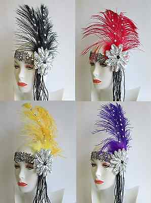 Women Roaring 20s 20's Charleston Flapper Gatsby Costume Headpiece Headband