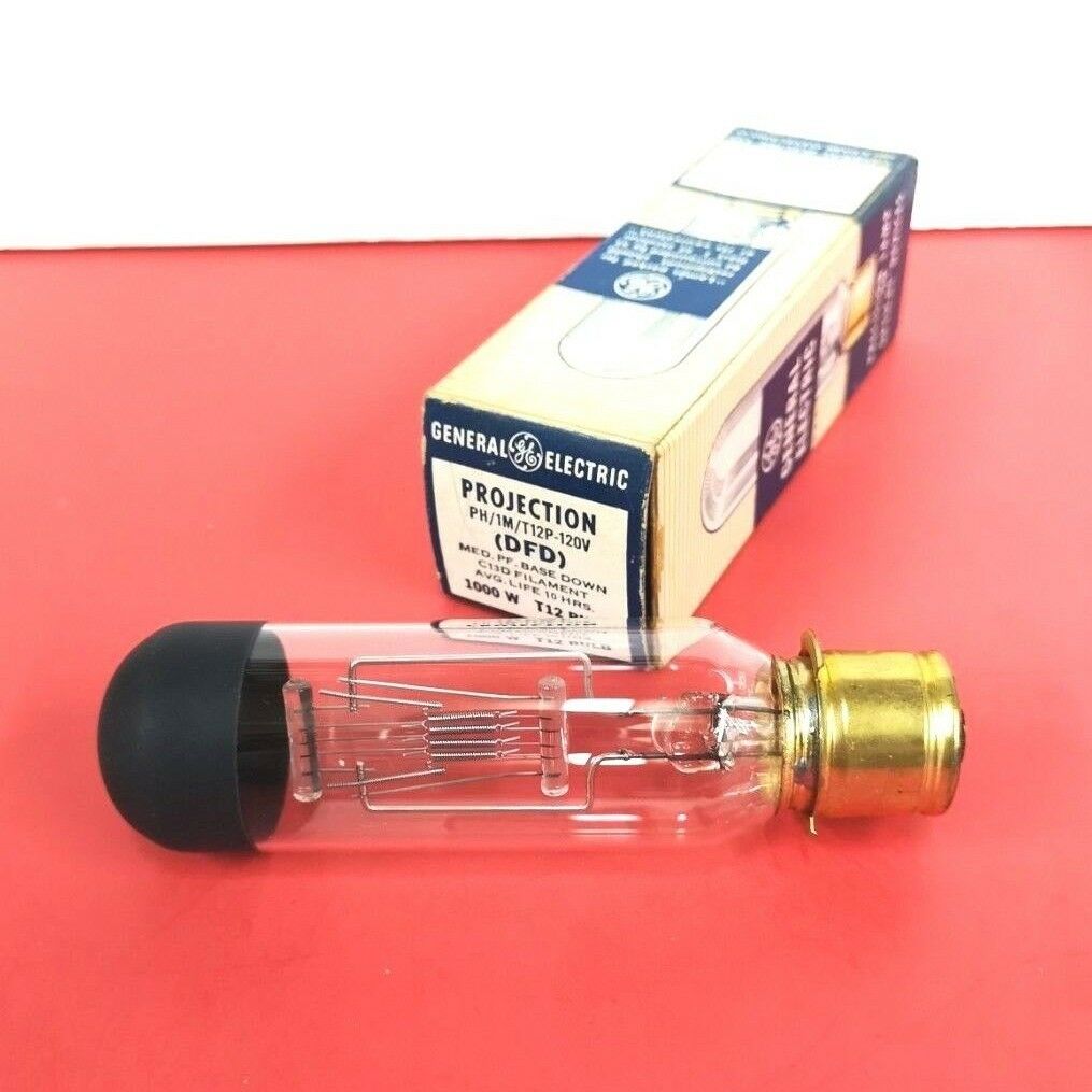 Dfd 1000w T12 120v Photo Projection Light Bulb Studio Lamp Projector Nos New